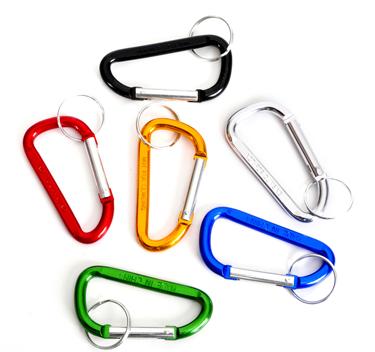 Rock Climber Carabiner Key Chains<br>3"-1 dozen